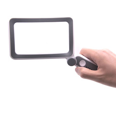 Cross-border new portable folding battery display with 10 LED lights, elderly reading high-definition magnifying glass