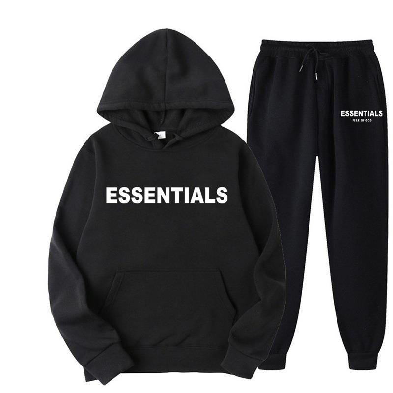 FEAR OF GOD ESSENTIALS情侣套装卫衣男女复线高街潮牌秋冬两件套