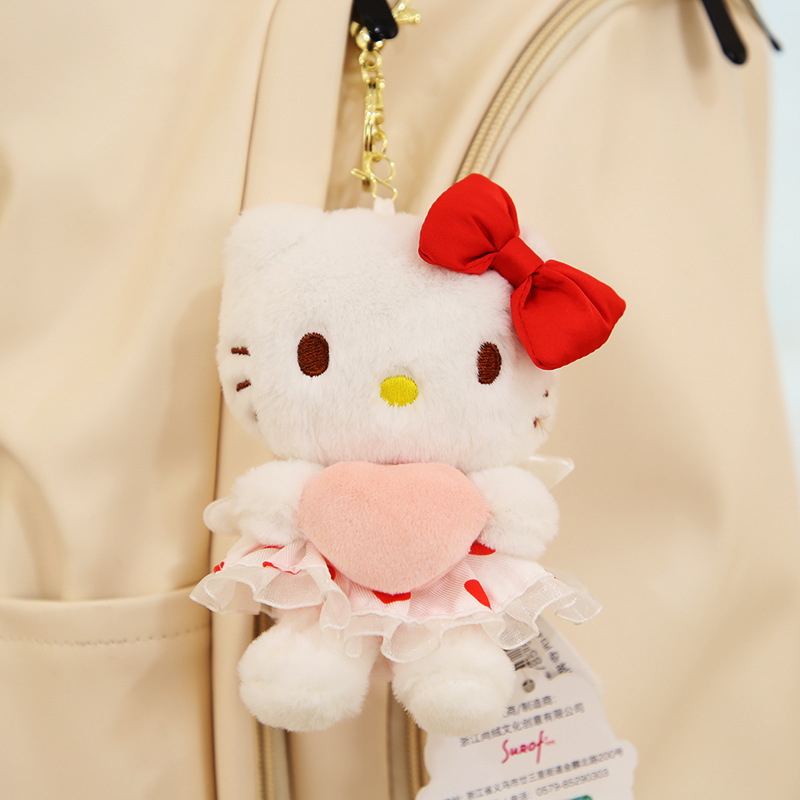 hellokitty挂件公仔迷你凯蒂猫咪玩偶书包钥匙挂饰背包钥匙扣娃娃-阿里巴巴