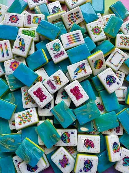 (New product) 90th Anniversary American Mahjong – a cross-border American-style mahjong set made of acrylic