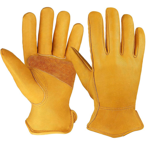 Cross-border cowhide work gloves, outdoor performance protective gloves, motorcycle racing riding gloves, labor protection gloves