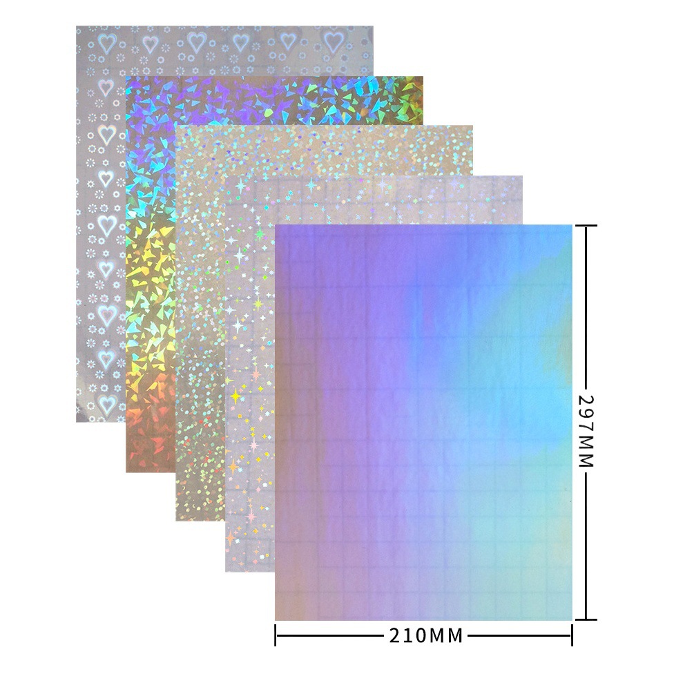 Bopp película protectora punto de tinta láser plano película de laminación en frío A4 autoadhesivo adhesivo láser pegatina foto