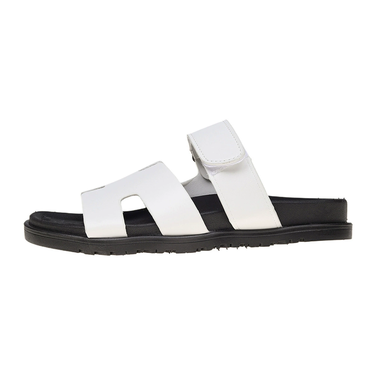 Summer universal slippers, velcro strap, plus sizes (women's open-toe sandals)