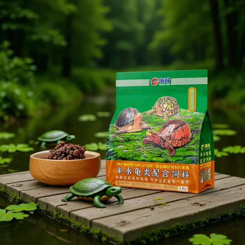 海豚乌龟粮草龟粮陆龟饲料白化龟黄缘龟金钱龟黑颈龟蛋白龟粮批发