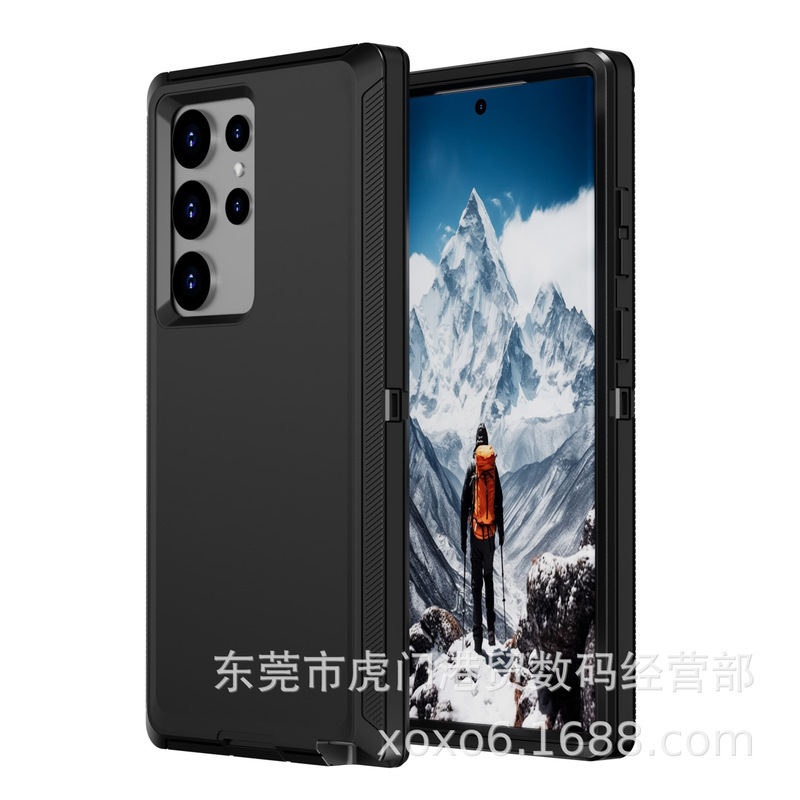 Defender Samsung S23/S23Plus/S23Ultra 3 耐衝撃電話ケース落下防止保護カバーフルパッケージに適しています。|undefined