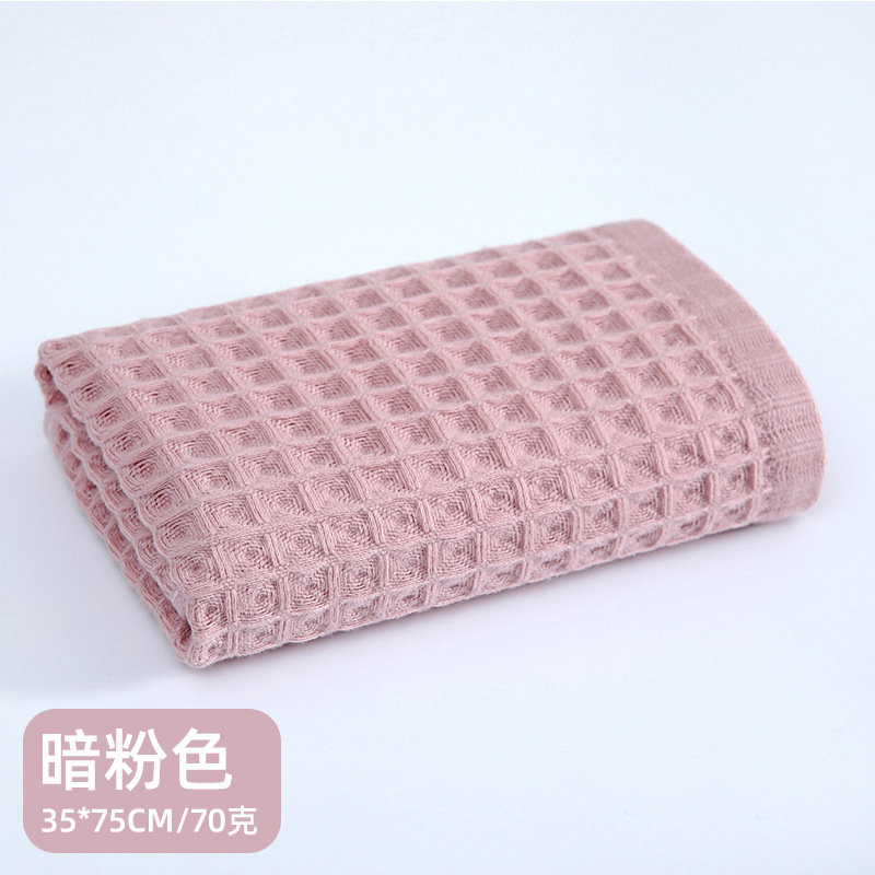 綿100% ワッフル織り 小さな正方形タオル 35*35cm 幼稚園用ハンドタオル 無地 吸水性 キッチン用プリント ギフト用小タオル|undefined