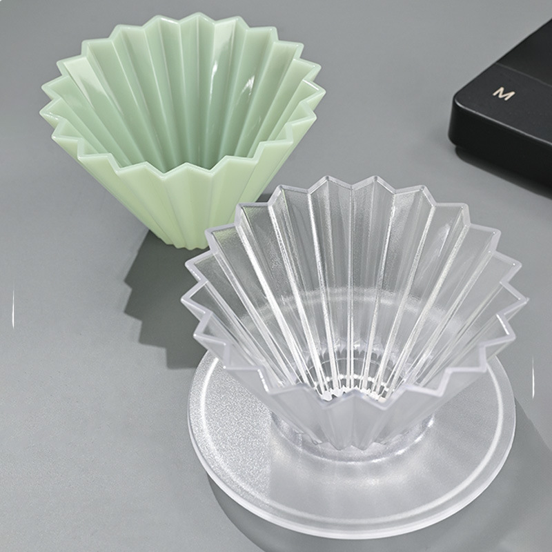 Origami Filter Cup Hand Brewed Coffee Drip Filter Cup Household small size Cake Cup V60 Resin Drop-resistant Filter Cup Funnel Origami Filter Cup Hand Brewed Coffee Drip Filter Cup Household small size Cake Cup V60 Resin Drop-resistant Filter Cup Funnel