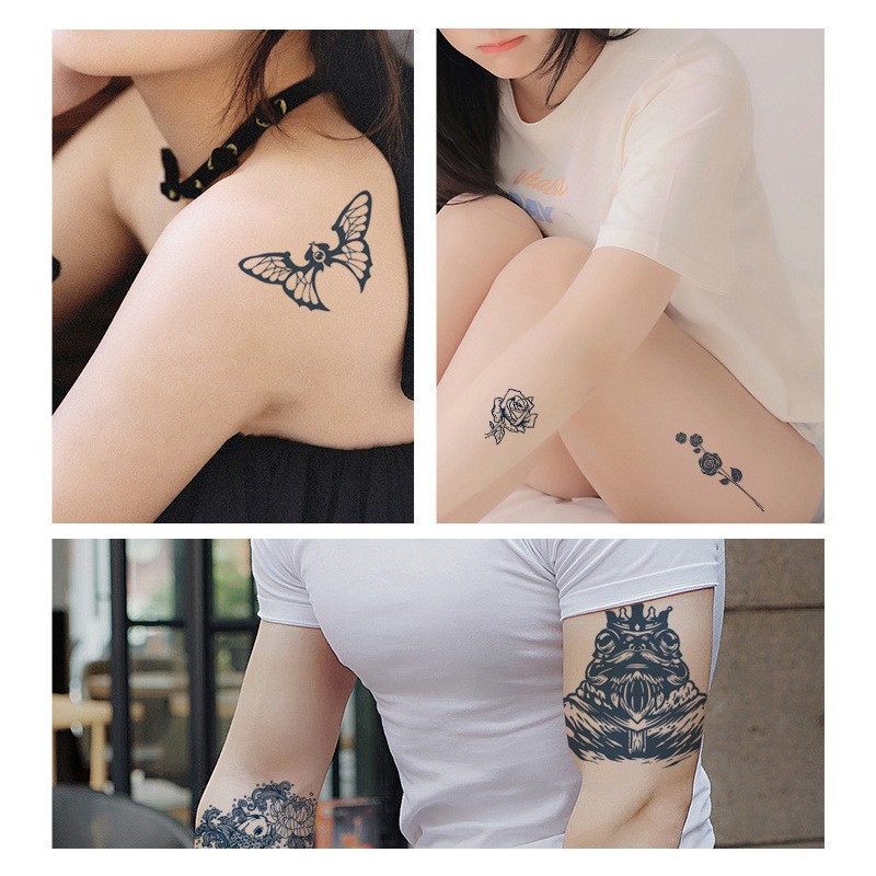 Tatuaje Temporal de Hierbas de Papel de Transferencia de Agua, Impermeable, Semipermanente image 3