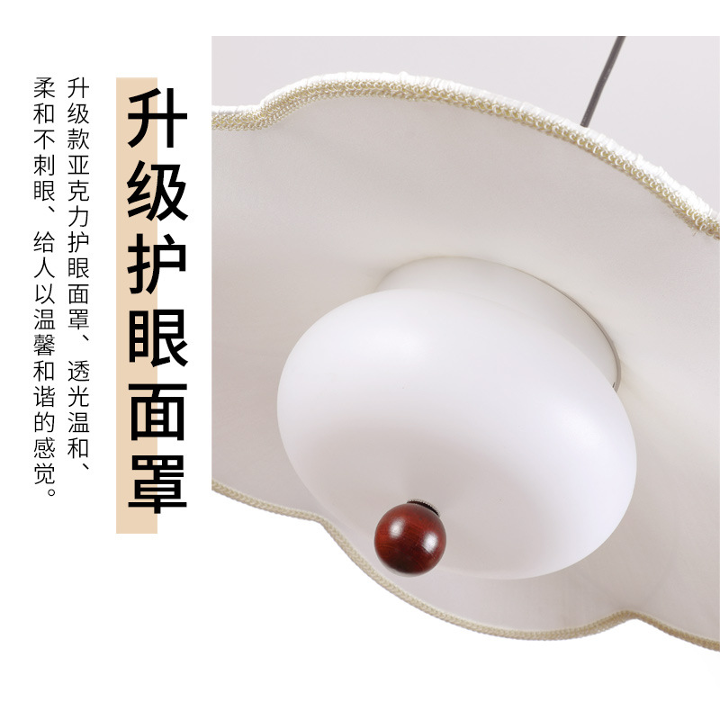 Lámpara de dormitorio medieval francesa retro americana Nanyang estilo de estudio luz nueva china dormitorio principal Zhongshan lámpara 222L