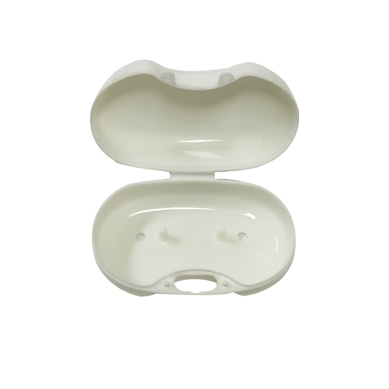 Caja de tapones para los oídos caja de almacenamiento redonda plástico transparente natación reducción de ruido tapones para los oídos caja especial caja de almacenamiento de joyería pequeña caja cuadrada