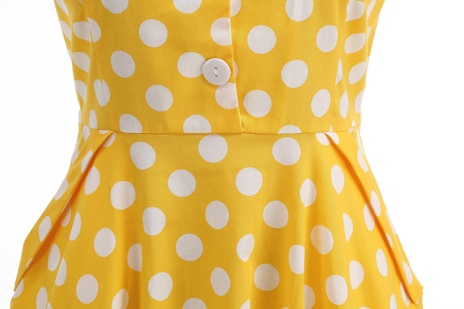 Hepburn-style Vintage Spring Outing Court-style Waist-cinching Light Dress, Annual Meeting Performance Outfit, Long_ecoleips.com