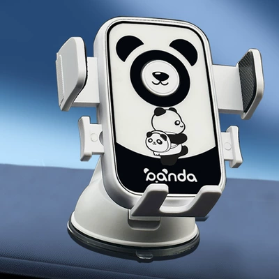 Car phone holder Holder Car Suction Cup Car - anti-shake-clamping-mobile-phone-holder-work-bear-suction-cup-base