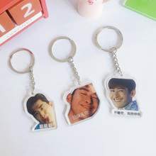 恶搞张翰表情包钥匙扣吐舌头挂件油腻总裁书包耳机挂饰送闺蜜礼物