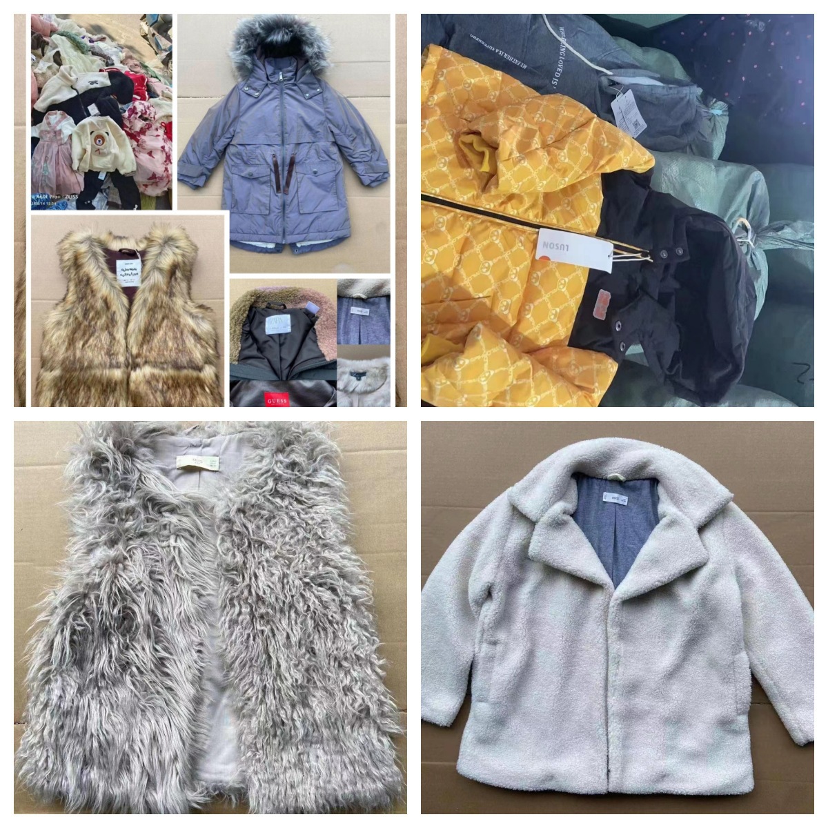 外贸品牌尾货 童装秋冬杂款马甲外套 撤柜秋冬装混合库存货源批发