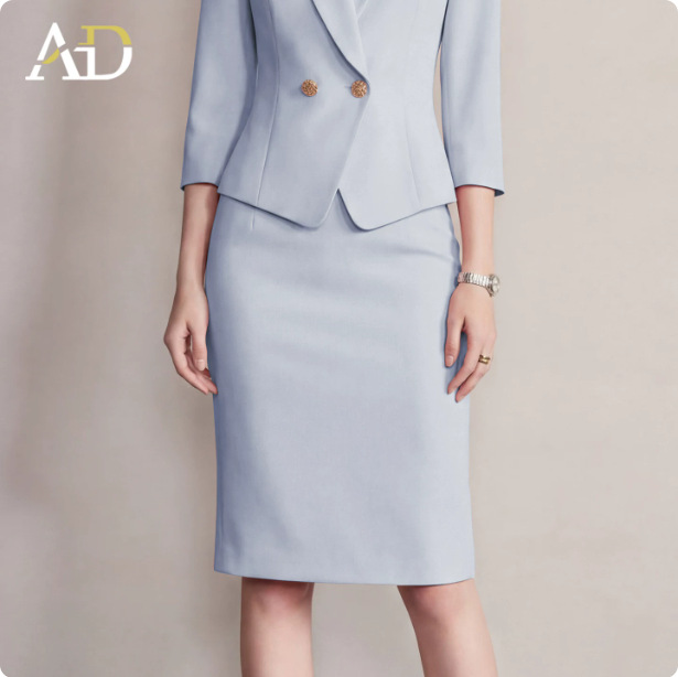 Light blue skirt