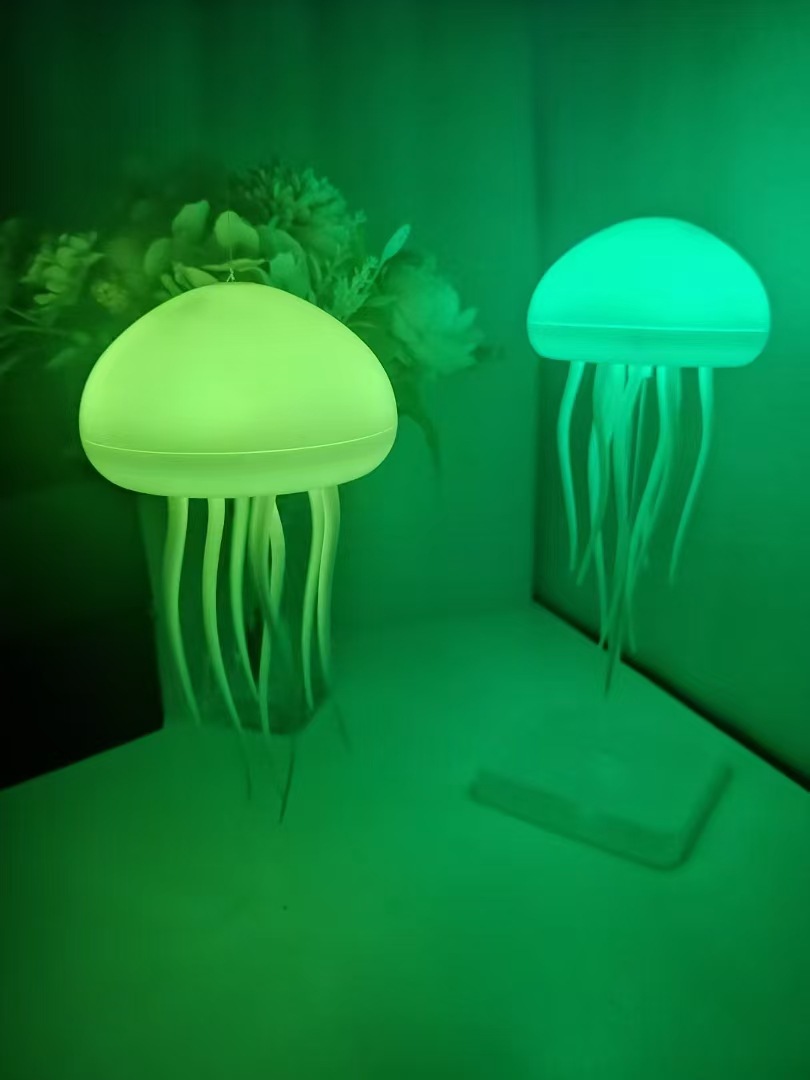 Luz nocturna LED con control de voz, lámpara creativa para dormitorio estilo Amazon