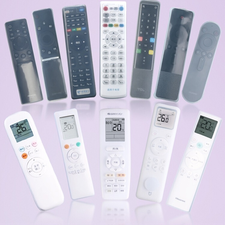 Remote Control Cover Protective Cover Universal Tv Set-Top Box Anti-Fall Cover Air Conditioner Silicone Dust Cover Unicom Shake Control Board
