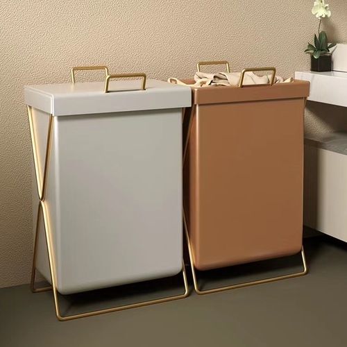 Dirty clothes basket light luxury home bathroom waterproof laundry basket dirty clothes storage basket internet celebrity model folding dirty clothes basket factory
