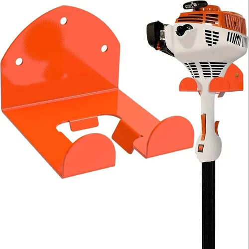Cross-border garden electric tool weed trimmer wall-mounted lawn mower bracket garage storage metal storage rack