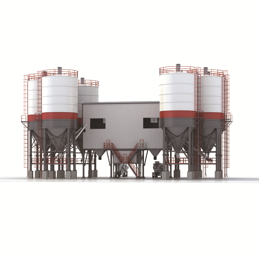 全套全自动HZS120混凝土搅拌站控制系统 环保商混站智能高效水泥