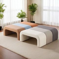 家用轻奢高级感一体入户门口换鞋凳进门可坐穿鞋柜卧室床尾长条凳