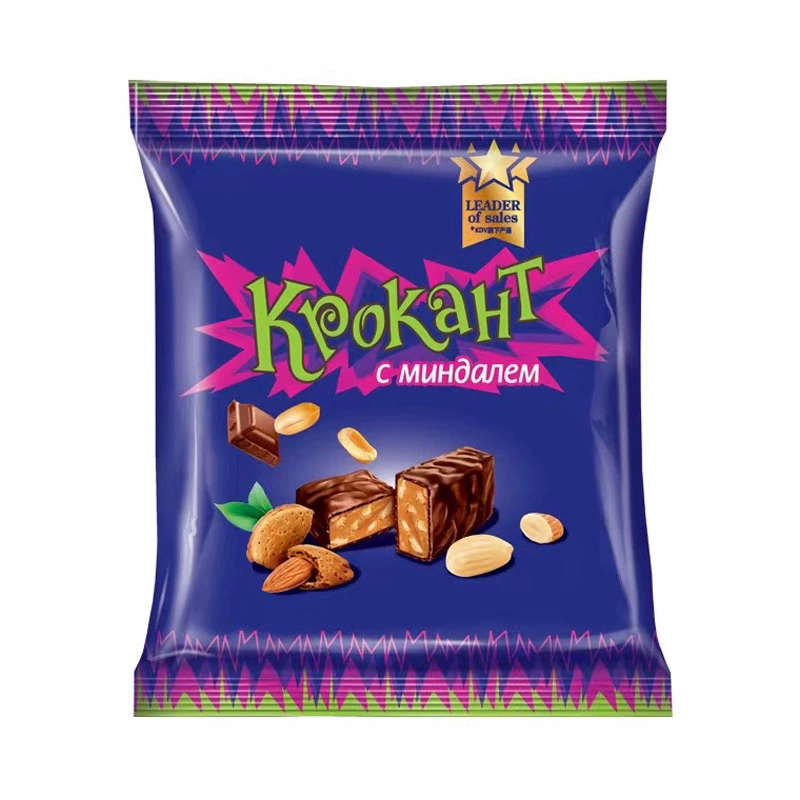 КДВ Russian Purple Candy импортированная еда шоколад сэндвич конфеты пакет свадебные конфеты оптовые новогодние закуски