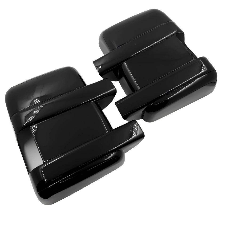 Для 08-16 Ford F250 блестящий черный зеркало заднего вида крышка заднего вида крышка пианино черное украшение