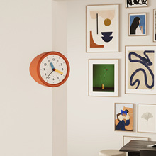 时尚极简网红客厅阳角挂钟座钟新款艺术装饰遮孔转角时钟挂墙钟表