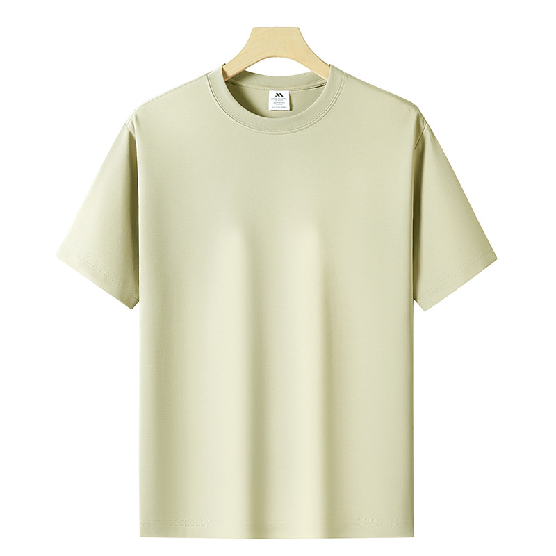 Khaki, with short sleeve