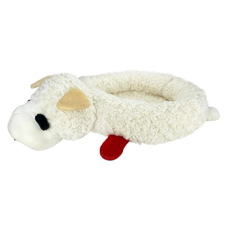 Productos de mascotas transfronterizos lamb chop cordero canina desmontable invierno canina redonda peluche canina gruesa y cálida