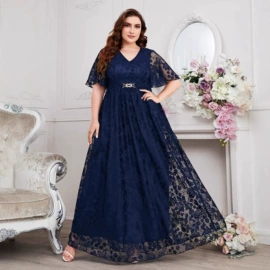 大码连衣裙;穆斯林服饰;连衣裙