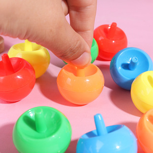 Inverted Universe Night Market Gyroscope Mini Hand Spinner Toy Street Stall Children's Toy Apple Gyroscope
