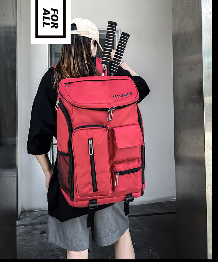 Badminton backpack, multifunctional, large capacity