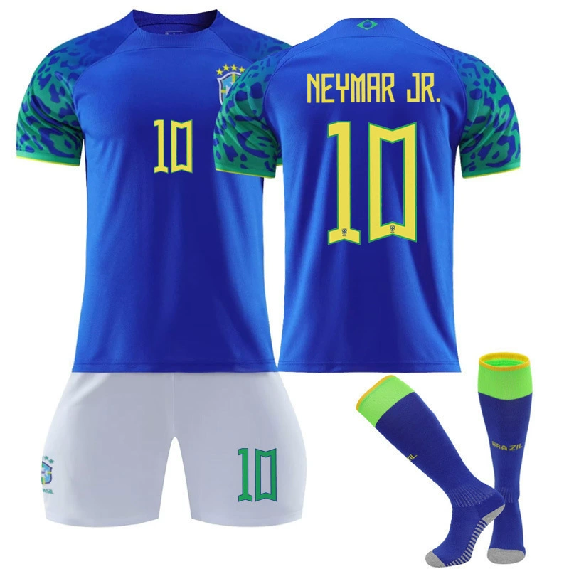 Футбольная футболка ЧМ «Аргентина» №10 Месси, Бразилия Неймар, Франция Мбаппе, Португалия Роналду