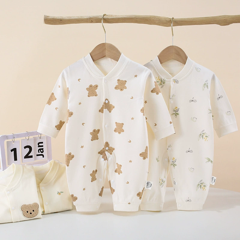 Детские бескостные комбинезон осенние новорожденные с длинными рукавами