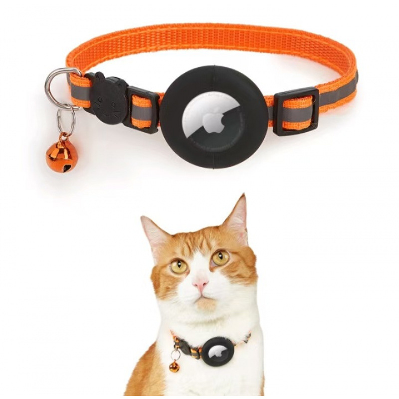 Spot 24h cabello collar de gato anti-pérdida transfronterizo para Apple airtag tracker gato collar joyería silicona