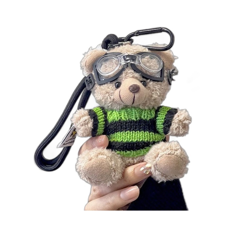 72g Weight Bag Pendant, Keychain Classification PP Cotton Plush Bear Panda Bag Pendant Keychain Bag Charms
