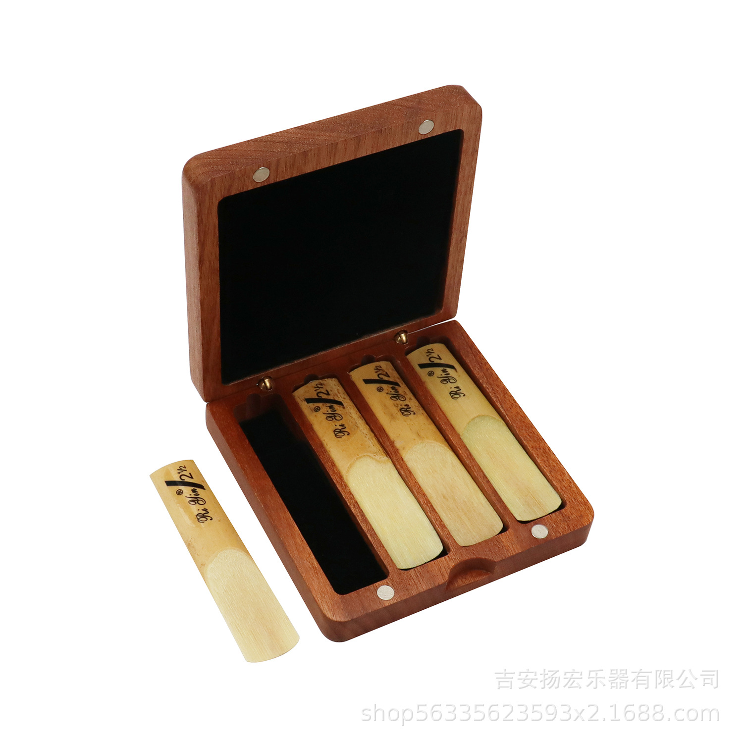 Caja de silbato de madera maciza caja de silbato de saxofón boutique de alta gama Tubo negro caja de silbato de madera maciza accesorios de instrumentos musicales