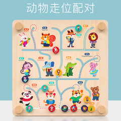 Children's Digital Letter Maze Matching Educational Toys for 1-3 Year Olds Early Learning Focus Training Brain Teaser Game