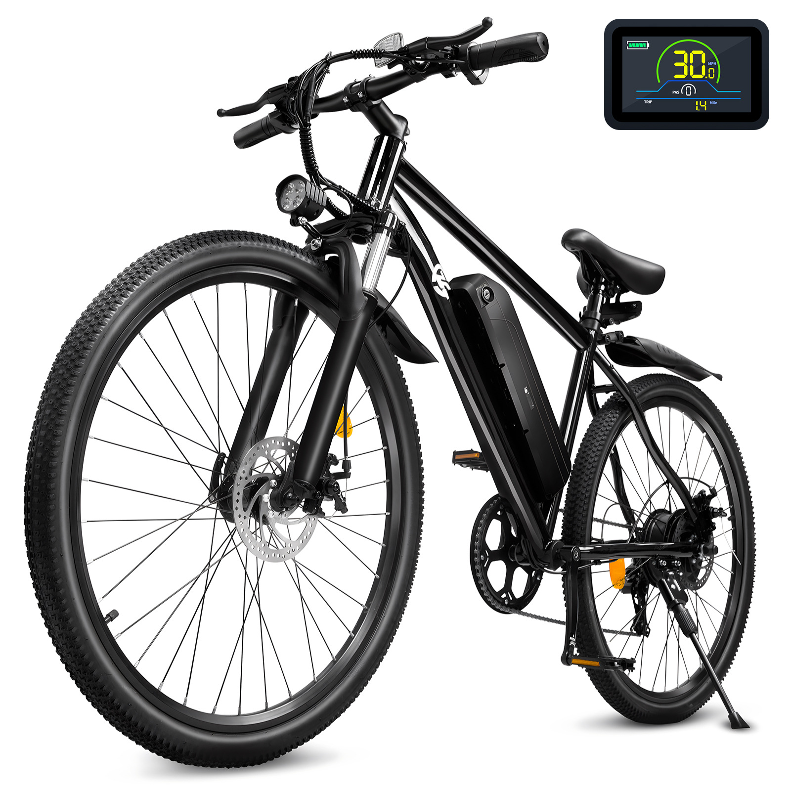 mountain electric bike with brake system for elderly