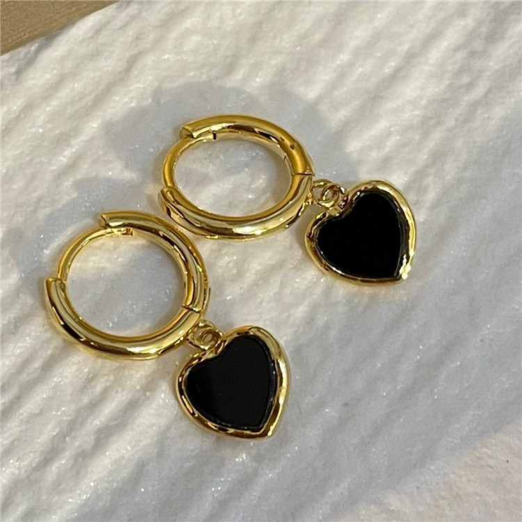 1 Pair Sweet Heart Shape Bow Knot Copper Plating Inlay Zircon Drop Earrings display picture 3