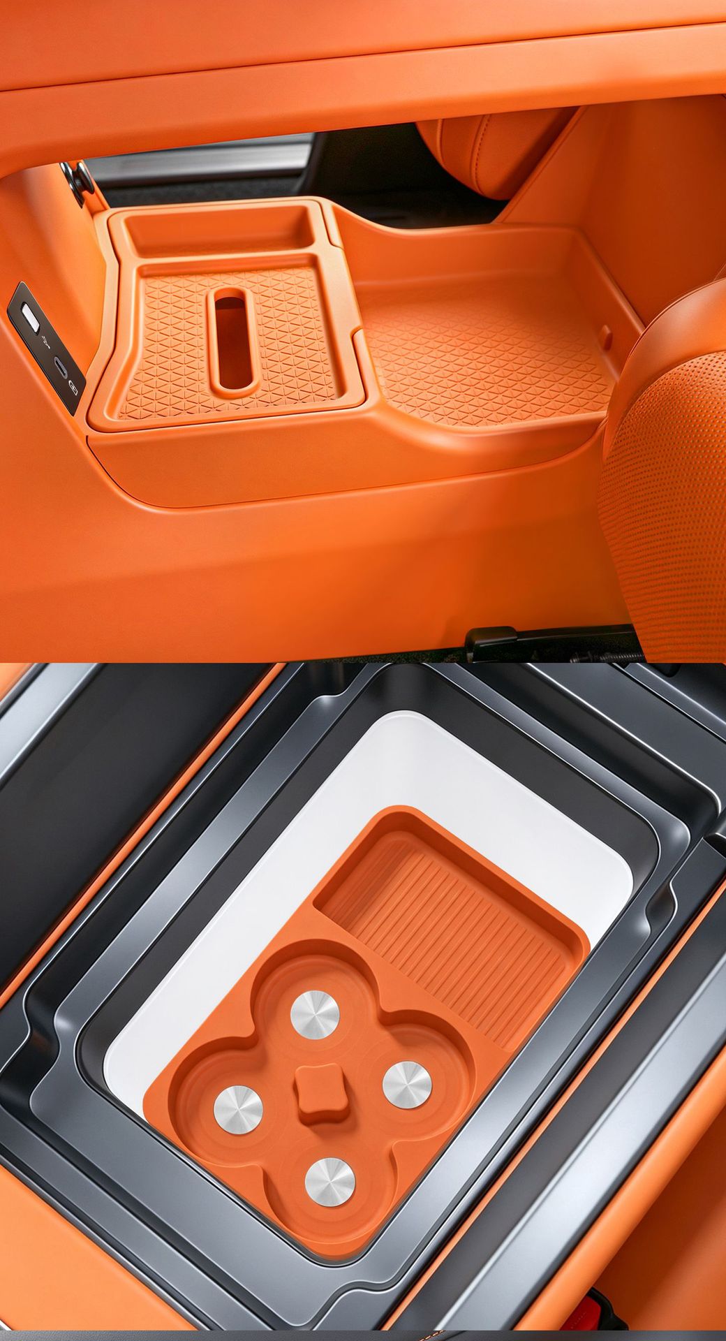 Great Wall H10 central console silicone mat storage box full-cover wireless charging protective case anti-slip mat car interior accessories collection
