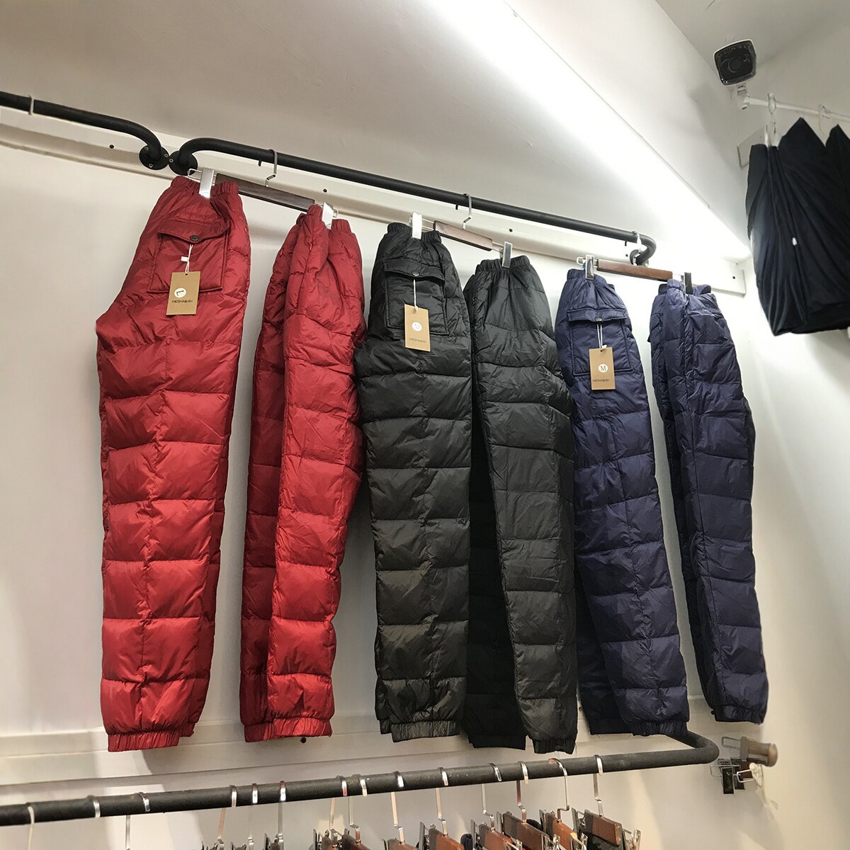 Winter Plus-Size down Pants for Men and Women, High-Waisted, Thickened, Cold-Resistant, Warm, White Duck Down, Suitable for Middle-Aged and Elderly