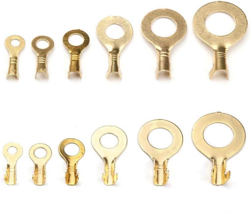 Quick Connect Line YT 150PCS 3.2-10.2mm Ring Cable Lugs Ring