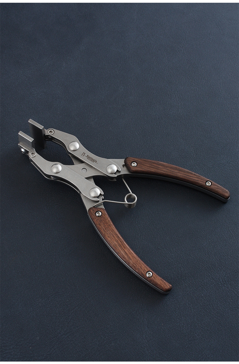 Nattools二代高性价比 平口钳平行钳 手工DIY皮革钳夹口38mm350克-阿里巴巴