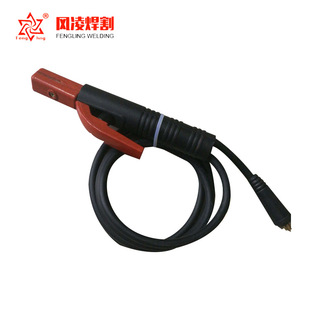 Manufacturers do not hot welding tongs 300A welding tongs 16 square all copper wire length 2 meters 10-25 plug