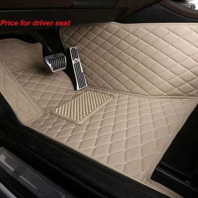 Modelə uyğun ayaqaltı: Hong Kong Version Car Floor Mats - main-drivers-piece-beige