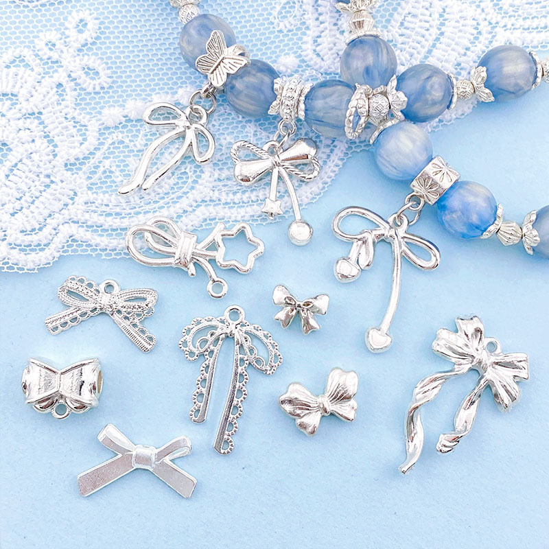 Alloy Shiny Silver Butterfly Combination Pendant Spacer Beads Three-Way Connectors Handmade DIY Accessories Bracelet Necklace Earrings Alloy Shiny Silver Butterfly Combination Pendant Spacer Beads Three-Way Connectors Handmade DIY Accessories Bracelet Necklace Earrings
