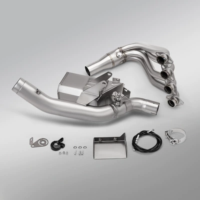 and Rear Sections, Motorcycle exhaust pipe