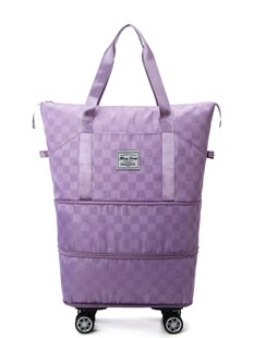 Big capacious double-layer luggage travel bag, handheld set wet and dry separation, waterproof bag